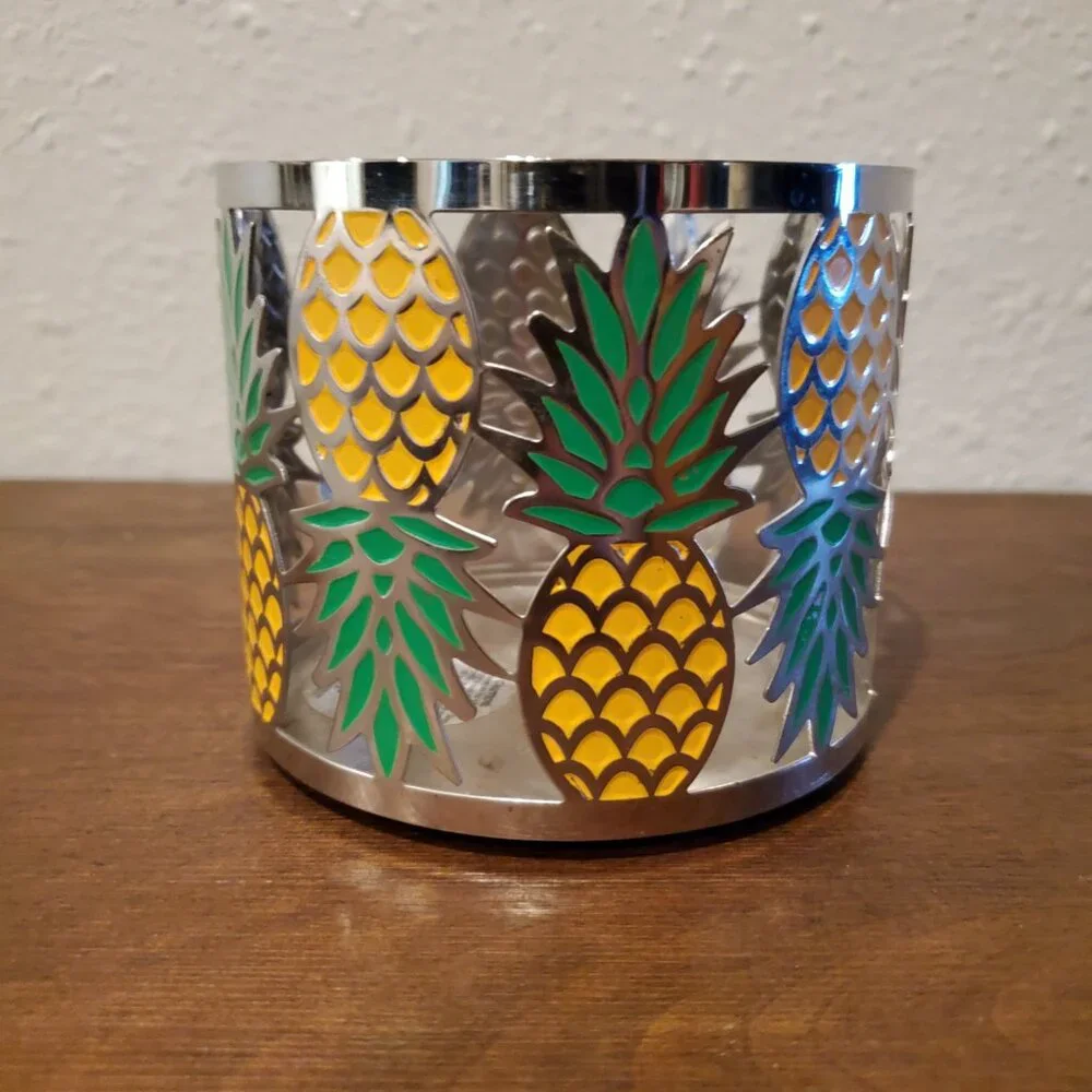 Bath and Body Works Pineapple 3-Wick Candle Holder
